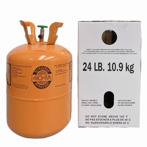 24Lb R404A Refrigerant Freon for Refrigeration Equipment - Steel Cylinder Packaging Tank