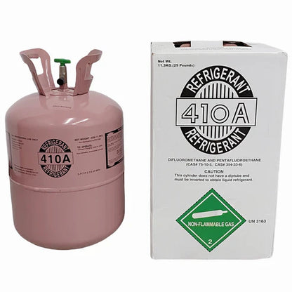 25Lb R410A Refrigerant Freon for Air Conditioners - Steel Cylinder Packaging Tank