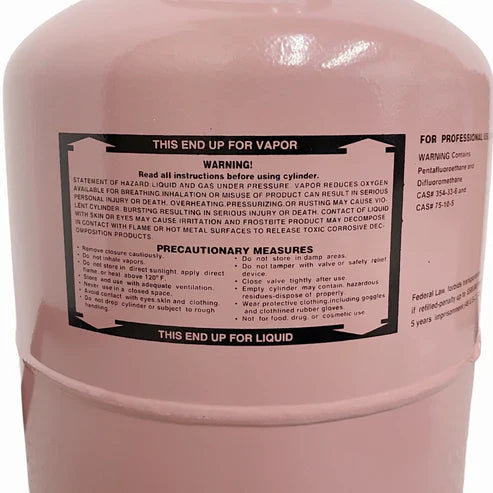 25Lb R410A Refrigerant Freon for Air Conditioners - Steel Cylinder Packaging Tank