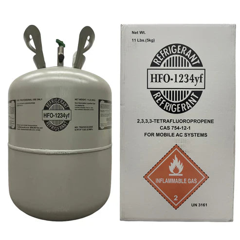 11LB R1234yf Refrigerant Freon for Air Conditioners - Steel Cylinder Packaging Tank