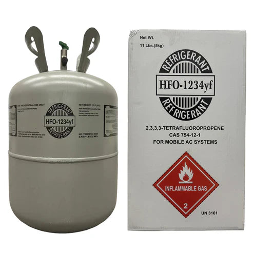 11LB R1234yf Refrigerant Freon for Air Conditioners - Steel Cylinder Packaging Tank