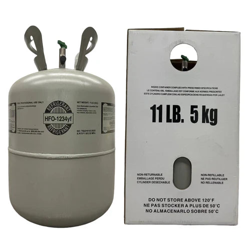 11LB R1234yf Refrigerant Freon for Air Conditioners - Steel Cylinder Packaging Tank