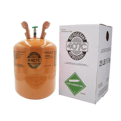 20.9LB R407C Refrigerant GAS High-Performance for HVAC Refrigeration Systems Packaging Tank