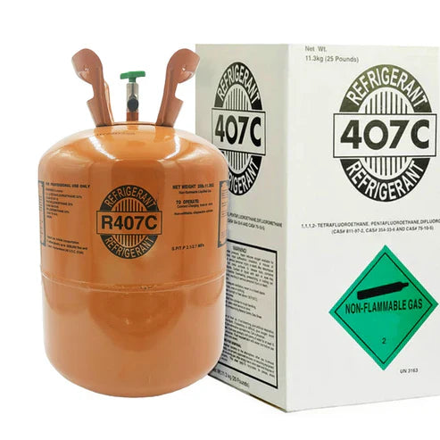20.9LB R407C Refrigerant GAS High-Performance for HVAC Refrigeration Systems Packaging Tank